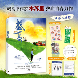 【下单发印特签版+贴纸+Q版立台+书签+练习卷】盛夏 畅销书作家木苏里 热血青春力作 晋江高人气原创作品 江添×盛望 小说青春校园