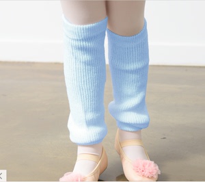 韩国进口儿童舞蹈练功服芭蕾民族跳舞裙针织护腿护膝秋冬袜套腿套