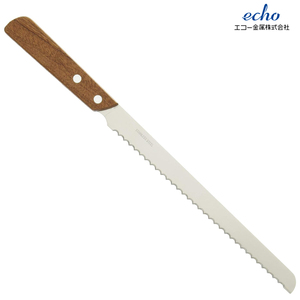 日本ECHO不锈钢面包刀家用切吐司专用刀切三明治锯齿刀烘焙切片刀