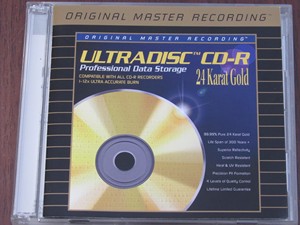 无比传真发烧CD ULTRADISC CD-R  24Karat Gold 2CD 金碟 US