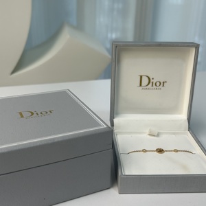 Dior迪奥粉丝蛋白石双钻罗盘玫瑰金手链99新全套