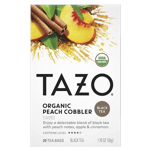 TAZO 泰舒 ORGANIC PEACH COBBLE 蜜桃酥饼红茶  20茶包