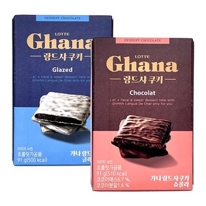 韩国进口零食乐天Ghana加纳曲奇饼干黑白巧克力夹心涂层酥饼干91g