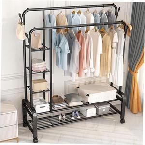 Coat hanger Floor cap clothes rack Hang up clothes 衣架