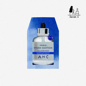 AHC B5玻尿酸 纤维素水光针补水舒缓第三代面膜 5片/盒