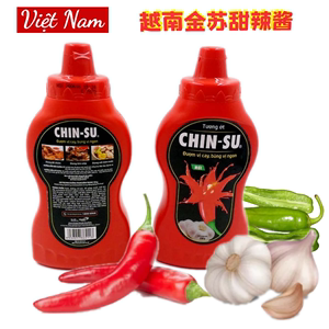 金苏辣椒酱调味品越南进口特产蒜蓉酸甜酱番茄酱汁调料 250克*1瓶