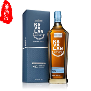 洋酒行货KAVALAN台湾进口 金车噶玛兰珍选2号单一麦芽威士忌700ml