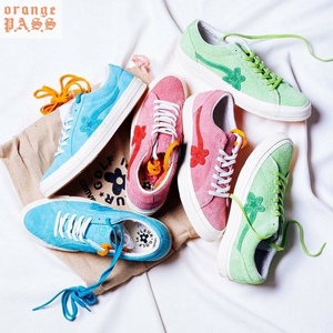 Golf Le Fleur Converse联名One Star匡威小花联名男女低帮帆布鞋