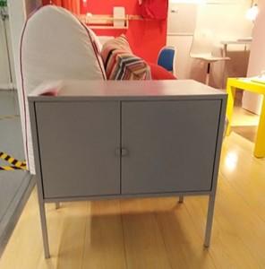 IKEA宜家 利克胡 柜子, 金属, 灰色60x35 厘米 橱柜国内代购