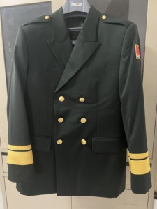 正版新式校味礼宾服绿色婚礼礼服干部军校卫礼服仪仗队升旗服绶带