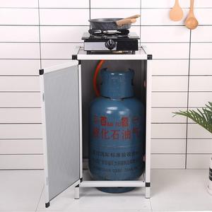 。放煤气灶单灶台架煤气罐方形支架桌子厨房的架子台通用家用商用