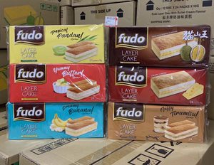 马来西亚进口fudo福多蛋糕432g*12盒/箱16