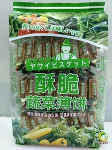 台湾进口 巧益酥脆薄饼干270g*12袋/箱备注口味