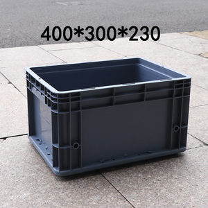 塑料筐大周转箱长方形龟箱灰色物流箱储物盒收纳箱加厚胶箱物料盒