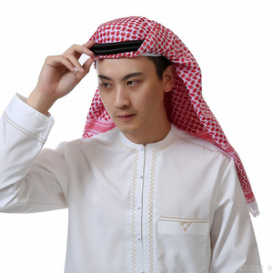 中东阿拉伯男士头巾民族风战术方巾泰斯塔尔沙特帅气王子头巾发箍