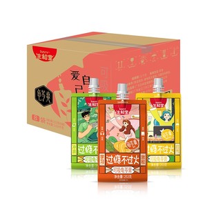 生和堂吸吸龟苓膏可吸龟苓爽 原味+秋梨+金银花 2024g(253g*8袋)