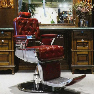 BarBer复古油头椅美发男士理发店专用发廊剪发升降可放倒修面椅子