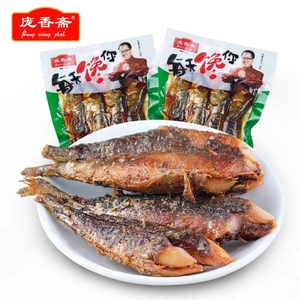 庞香斋豆豉鲅鱼300g*5袋马鲛鱼开袋即食鲅鱼海鲜零食鱼肉下饭菜