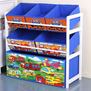 儿童房玩具收纳架家用整理架归纳架储物柜实木收纳柜子落地置物架