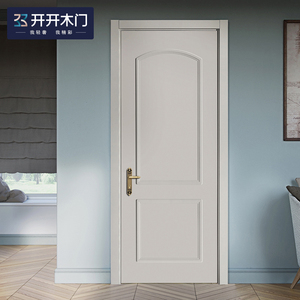 开开木门 简约卧室门白色木门实木复合免漆木门套装厨卫室内门M12