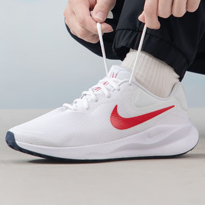 Nike耐克男鞋正品官方旗舰2024夏季新款男士运动鞋白色透气跑步鞋