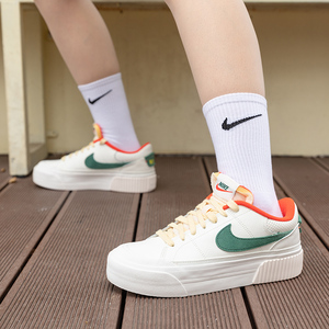 Nike耐克女鞋官方旗舰正品2024夏季新款运动松糕鞋厚底增高小白鞋