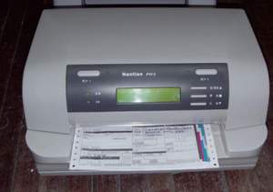原装全新 南天PR9存折打印机 全自动快递单 蓝天PR9打印机证件机