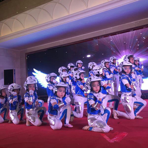 小荷风采舞蹈服科技太空宇航表演服六一儿童节我有一个梦想演出服