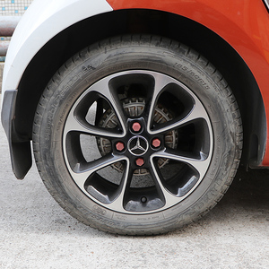 专用奔驰smart汽车轮毂盖装饰贴斯玛特改装车胎中心盖车标贴外饰