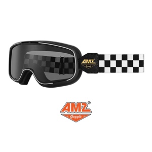 AMZ摩托车风镜头盔护目镜复古机车骑行防风沙眼镜越野防护镜