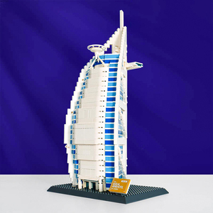 迪拜帆船酒店积木乐高建筑系列高难度成年拼装玩具模型男孩子礼物