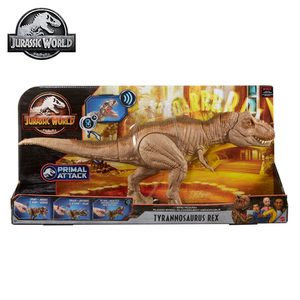 美泰侏罗纪世界竞技声效恐龙仿真模型超大型霸王龙男孩玩具GJT60