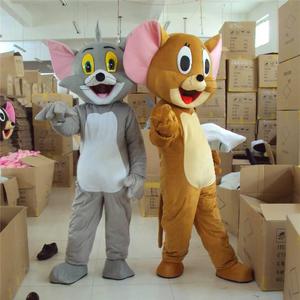 猫和老鼠人偶服装汤姆猫TOM卡通行走人偶服杰利鼠JERRY玩偶道具服