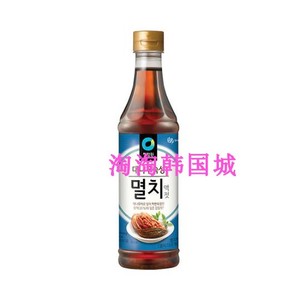 韩国进口清净园银鱼汁500g鱼露 腌制韩国泡菜朝鲜辣白菜调料 蓝