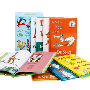 Dr. Seuss ABC 苏斯博士精装8册英文原版绘本 Cat in the Hat 戴高帽子的猫 Green Eggs and Ham 绿鸡蛋和火腿 Hop on Pop