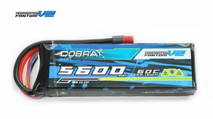 COBRA V2. 3S 11.1V 5600MAH 60C 模型车锂电池 T插 XT60 TRX包邮