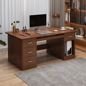 办公桌办公室桌椅组合二手价简约家用台式电脑桌卧室学习写字桌子