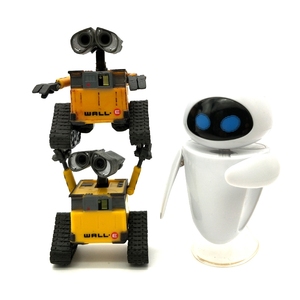 机器人总动员 EVE瓦力 Wall-E会变形换眼睛伊娃 可动关节公仔摆件
