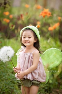 儿童摄影女宝外景小精灵可爱主题服装蝴蝶梦幻1岁3岁摄影服饰