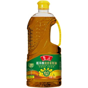 鲁花 低芥酸浓香菜籽油1.6L非转基因物理压榨食用油端午节礼品