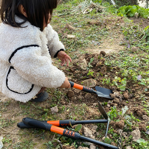 园艺小铲子锄头种花种菜工具赶海套装神器户外挖土锄头耙子家用