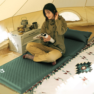 自动充气垫户外帐篷睡地垫家用免打气床垫露营午休防潮垫单人午睡