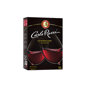 加州乐事 浓郁红半干葡萄酒3L盒装6斤 美国原瓶 进口红酒