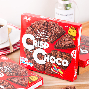 4盒】日本进口零食CISCO日清牛奶巧克力脆批燕麦脆片饼干休闲食品