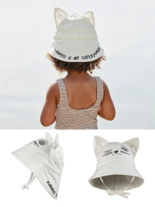 瑞典Elodie新生婴儿帽子夏秋季薄款儿童渔夫太阳帽宝宝防晒遮阳