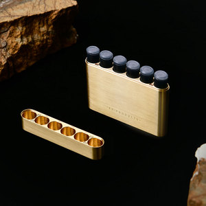 EY-PRODUCTS/意外设计 墨囊盒墨胆收纳黄铜质感收纳盒含墨囊6支
