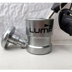 新款西班牙进口LUMA炮弹锁摩托车机车抗液压剪碟刹锁配锁包提醒绳