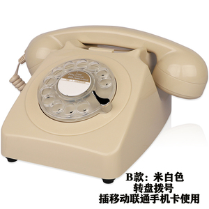 欧式仿古电话机 美式复古电话可爱时尚创意座机固话摆件 全国包邮