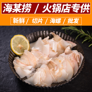 火锅食材菜品原味海螺片新鲜冷冻贝类捞汁海鲜螺肉日料理整件商用