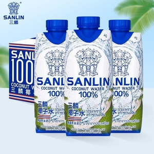 泰国进口三麟100%纯椰子水整箱NFC椰青水果汁含电解质饮料孕妇